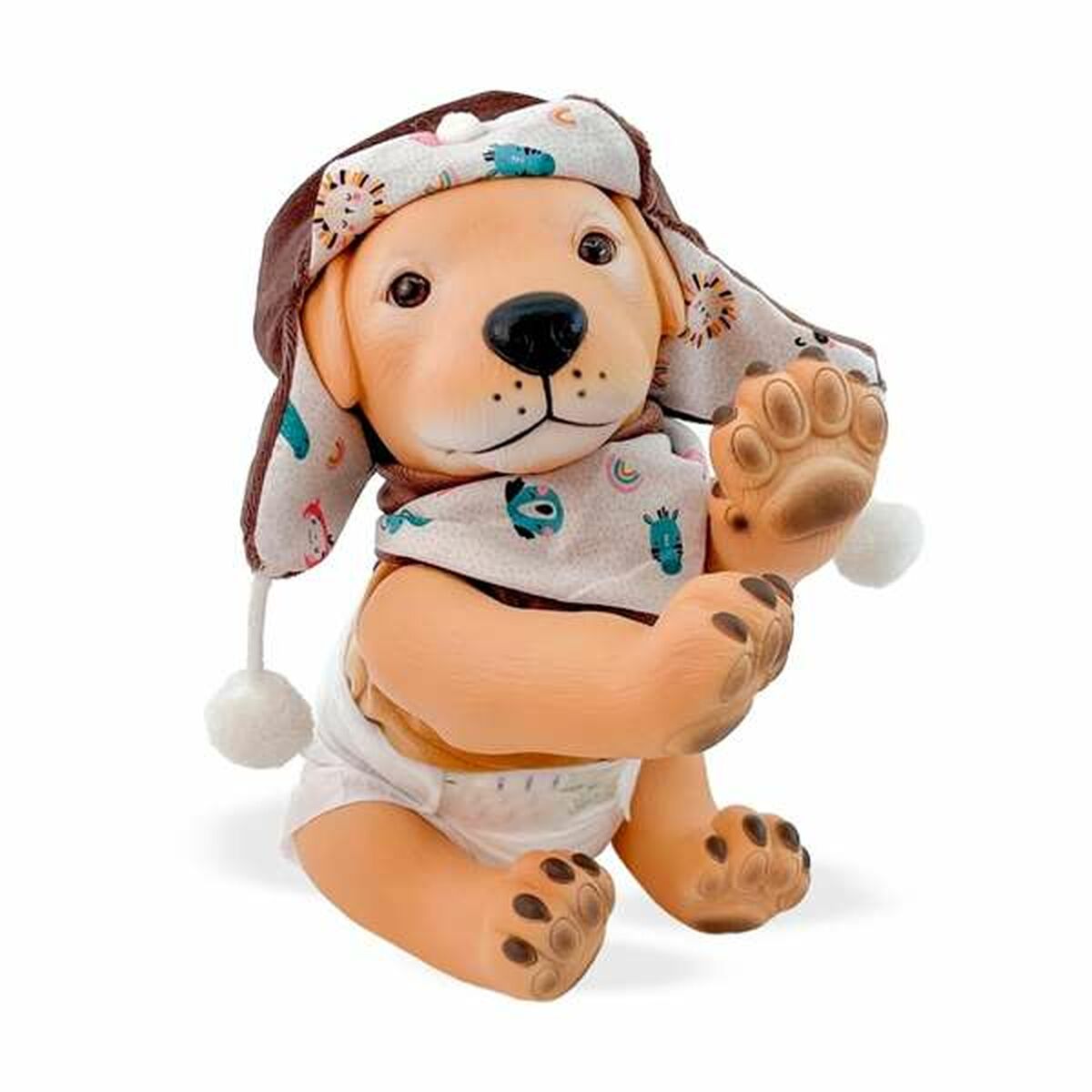 tête de la peluche golden retriever