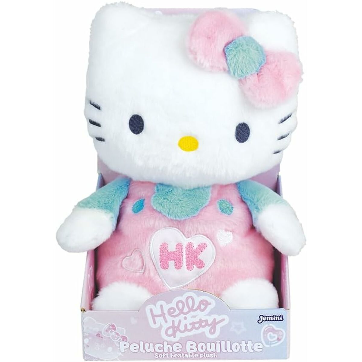 peluche hello kitty rose bouillote de face
