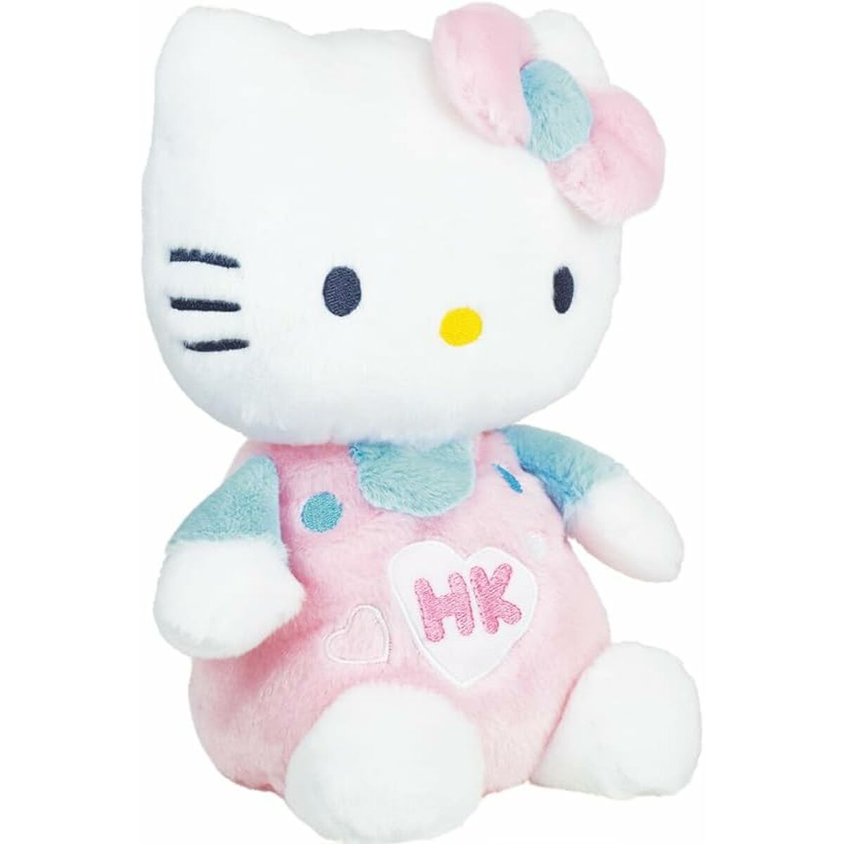 peluche hello kitty rose bouillote de profil