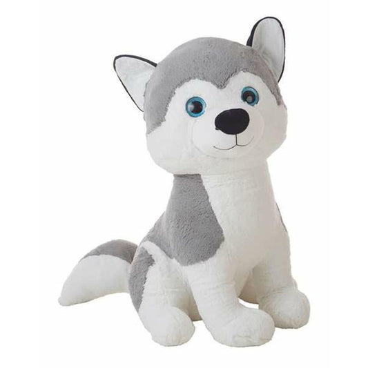 peluche husky gris