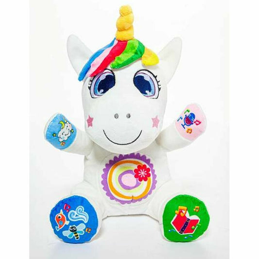 peluche licorne blanche