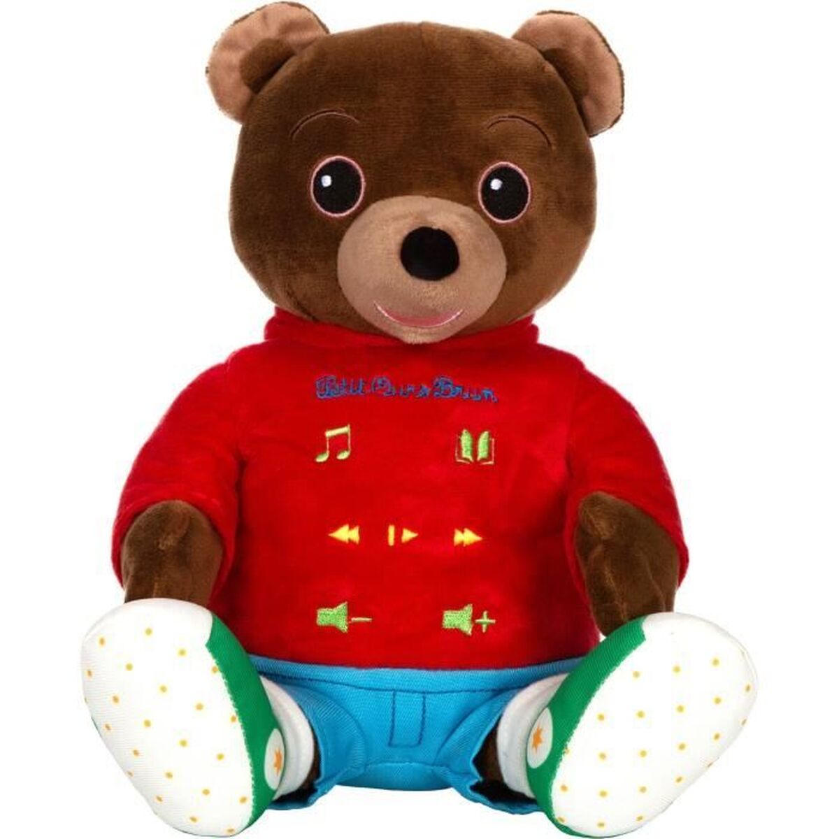 peluche petit ours brun qui joue des chansons