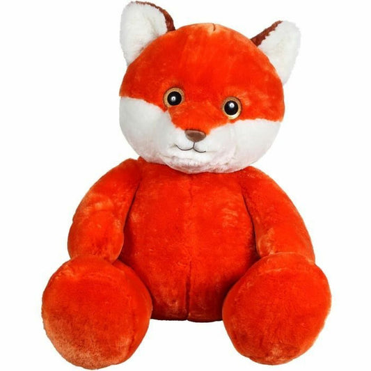 grosse peluche renard roux