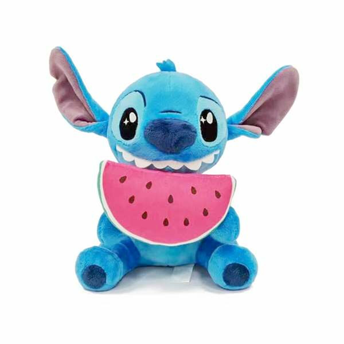 peluche stitch avec une part de pastèque