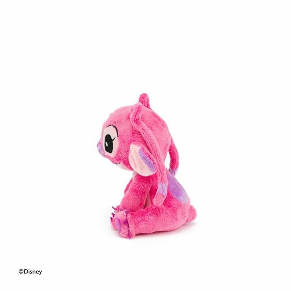 peluche stitch rose assise sur le côté