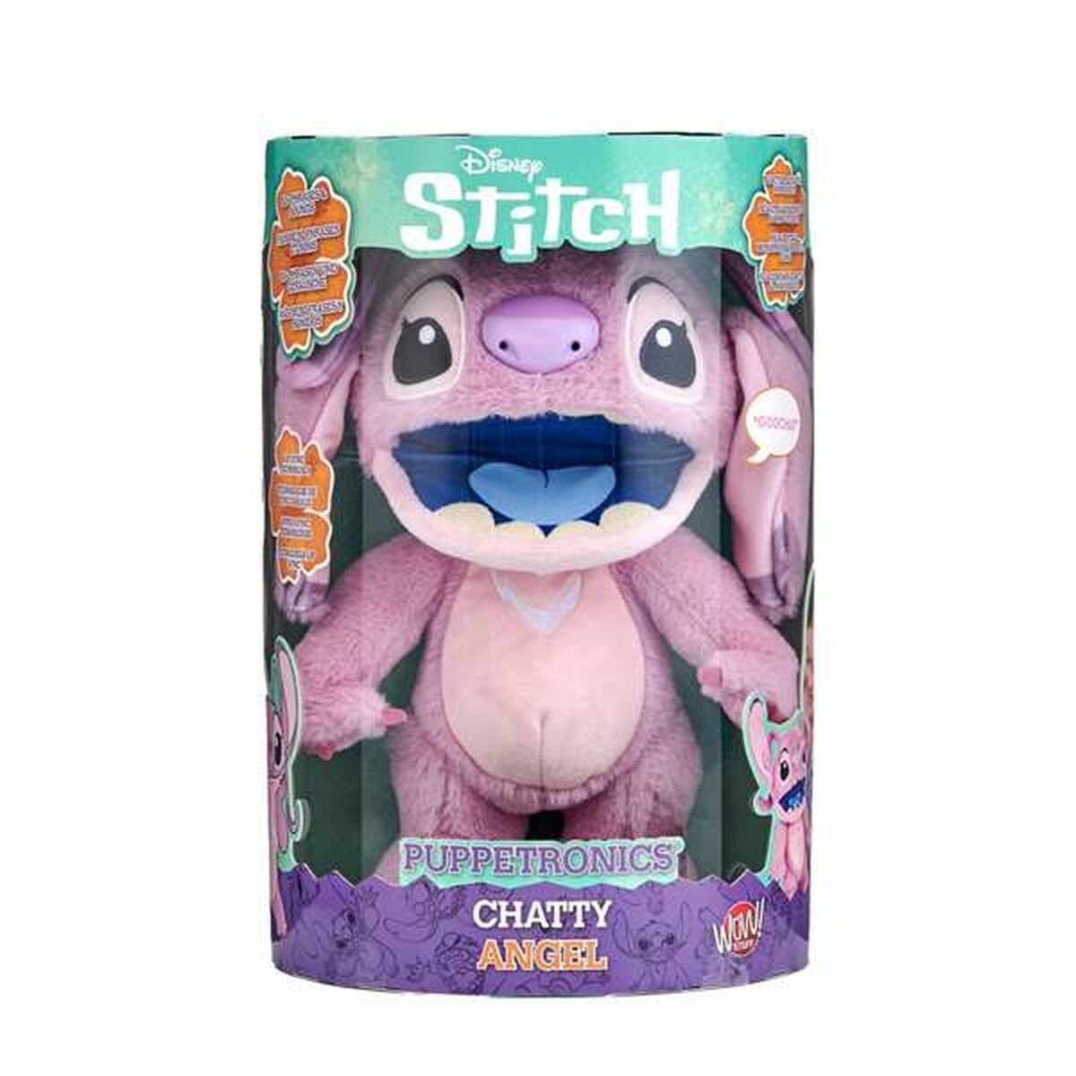Peluche stitch rose dans son emballage