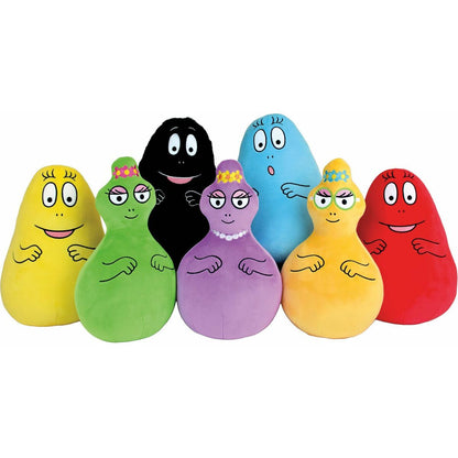 les peluches barbapapa toute la famille