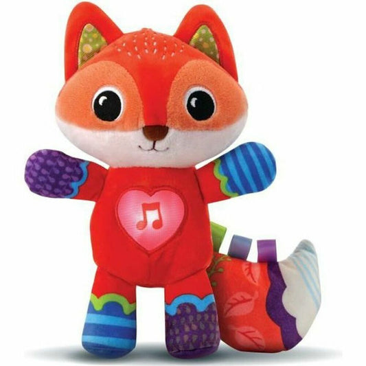 renard en peluche intéractif