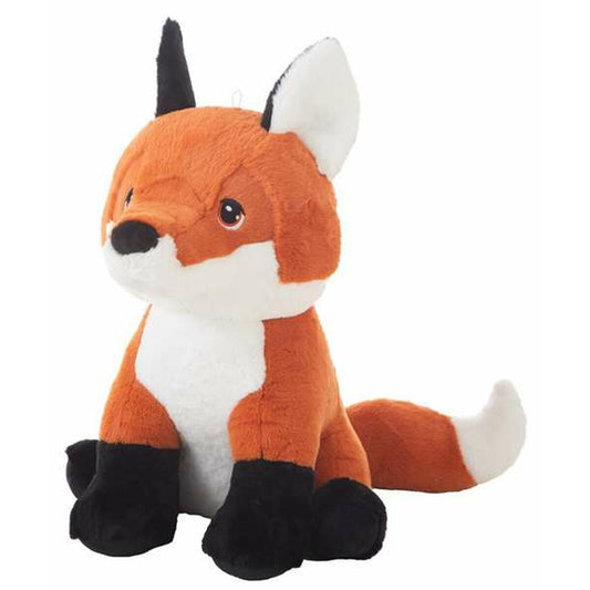 renard peluche roux avec les pattes noires