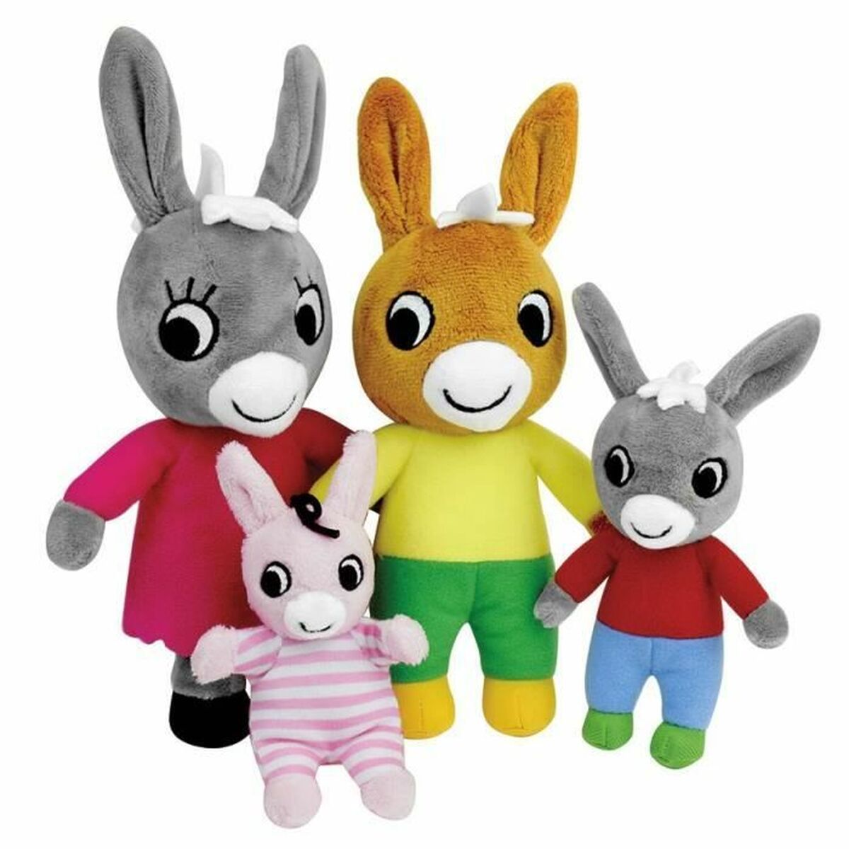 trotro peluche famille complète